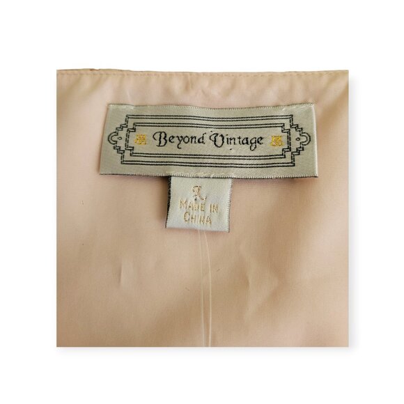 Anthropologie Beyond Vintage Peach Tea Lace Blouse Kimono Sleeve NWT Size L - Picture 10 of 16